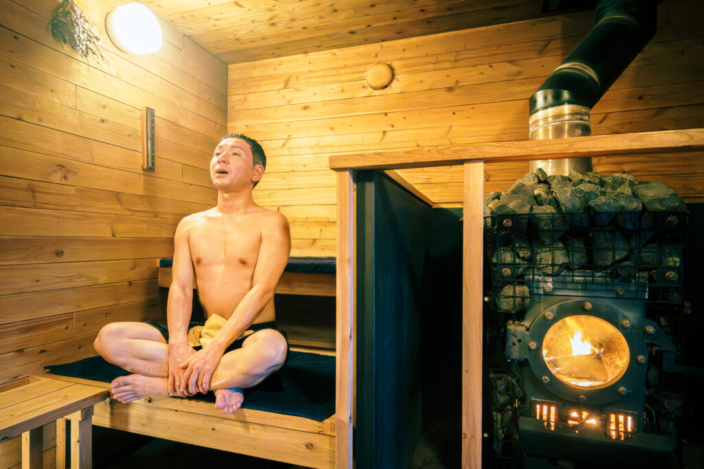 大自然に囲まれて「Lita-sauna」